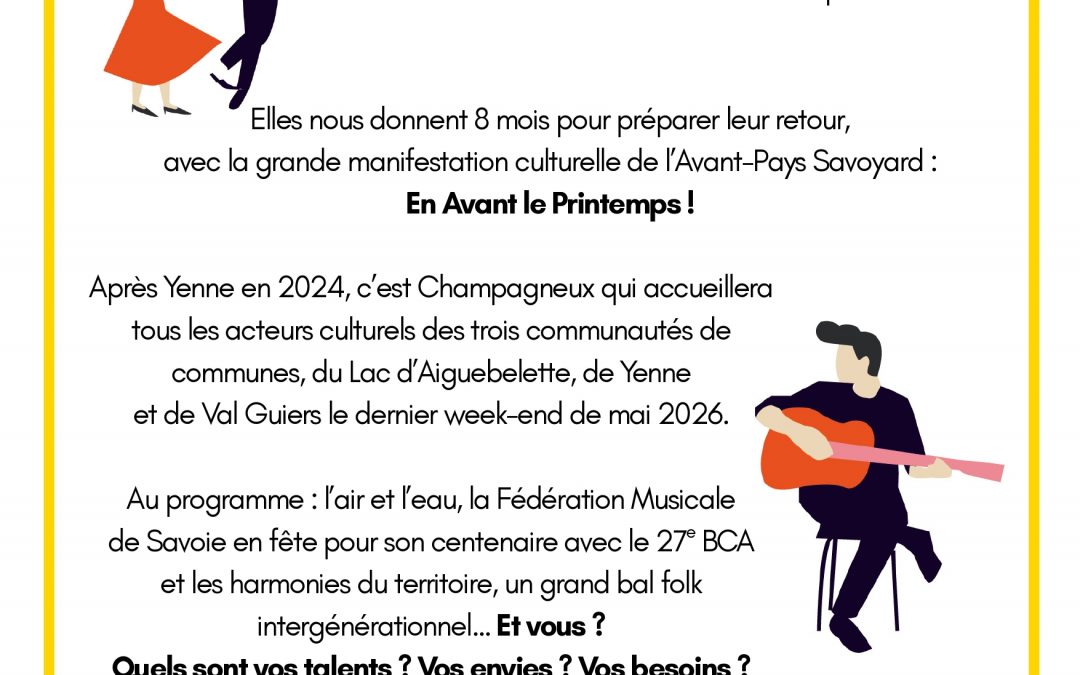 En Avant le Printemps!